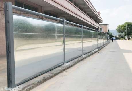 深圳光明公常路道路施工圍擋 中交一局C類鋼圍擋-A/B/C類圍擋-深圳市大通建材有限公司鋼圍擋生產(chǎn)定制廠家