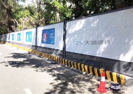 深圳龍華工地圍擋A型房地產(chǎn)建設工程案例